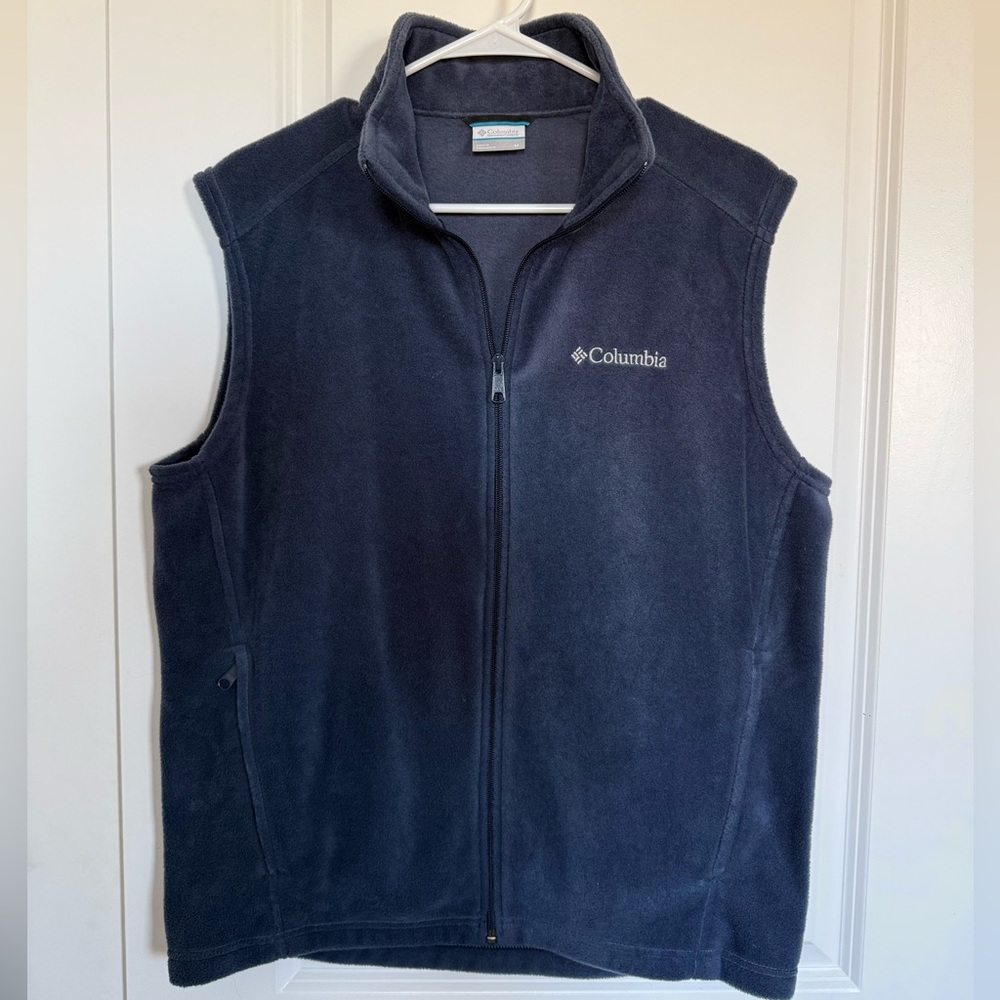 Columbia Dark Navy Fleece Jacket - Zip Front